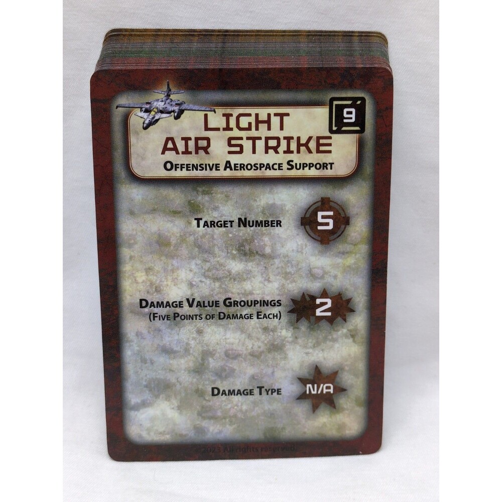 (49) Battletech Battlefield Support Deck Cards